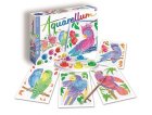 AQUARELLUM JUNIOR PERROQUETS - SENTOSPHERE - 654 - LOISIRS CREATIFS