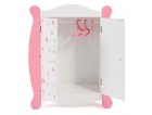 ARMOIRE DE POUPEE ETOILES ROSE EN BOIS - DRESSING, PENDERIE - BAYER CHIC 2000 - 51988 - MEUBLE POUPON