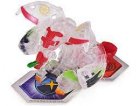 BAKUGAN BATTLE PLANET : DRAGONOID X TRETOROUS AVEC CARTE - BOULE ROUGE TRANSPARENTE - SAISON 2 - SPIN MASTER 20124834