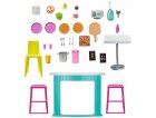 BARBIE LE RESTAURANT DE BARBIE + 25 ACCESSOIRES + 1 POUPEE MANNEQUIN - MATTEL - HBB91