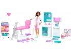 BARBIE METIER : CLINIQUE AVEC DOCTEUR + 30 ACCESSOIRES - HOPITAL - POUPEE MANNEQUIN - MATTEL - GTN61