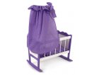 BERCEAU EN BOIS PAPILLON VIOLET POUPEE - BAYER CHIC 2000 - 51492 - LIT FLECHE POUPON