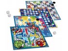 BOITE MULTIJEUX AVENGERS MARVEL 4 PLATEAUX : MARELLE, DAMES, PETITS CHEVAUX, ECHELLE - CARTAMUNDI