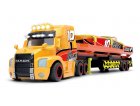 CAMION DE TRANSPORT BATEAU DE COURSE MACK TRUCK 41 CM SONS ET LUMIERE - DICKIE TOYS - VEHICULE ET REMORQUE