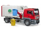CAMION POUBELLE AVEC CHARGEMENT LATERAL MAN TGS - BRUDER - 03761 - RECYCLAGE