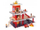 CASERNE DE POMPIERS EN BOIS + ACCESSOIRES - JANOD - 05717 - UNIVERS, FIGURINES