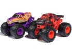 COFFRET 2 MONSTER JAM 1/64 SERIE 31 : THUNDERROARUS ET VELOCIRAPTOR - VEHICULE MINIATURE METAL - SPIN MASTER