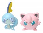 COFFRET 2 POKEMON BATTLE FIGURE LARMELEON + RONDOUDOU - POKEMON - FIGURINE ACTION - TOMY - 97627
