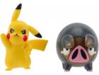 COFFRET 2 POKEMON BATTLE FIGURE PIKACHU + GOURMELET - POKEMON - FIGURINE ACTION - BANDAI
