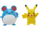 COFFRET 2 POKEMON BATTLE FIGURE PIKACHU + MARILL - POKEMON - FIGURINE ACTION - BANDAI