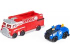 COFFRET 2 VEHICULES METAL PAT PATROUILLE CAMION POMPIER MARCUS + CAMION POLICE CHASE - CHIEN - PAW PATROL - SPIN MASTER - 20124311