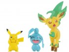 COFFRET 3 POKEMON BATTLE FIGURE PIKACHU OKEOKE PHYLLALI - POKEMON - FIGURINE ACTION - BANDAI - 37698