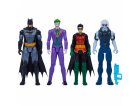 COFFRET 4 FIGURINES BATMAN 30 CM : BATMAN - ROBIN - LE JOKER - MR FREEZE - SPIN MASTER