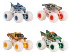 COFFRET 4 MONSTER JAM 1/64 SNOW DRIFTERS : DRAGON, MEGALODON, EARTH SHAKER, MAX-D - VEHICULE MINIATURE METAL - SPIN MASTER