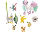 COFFRET 8 POKEMON BATTLE FIGURE - PIKACHU - FARFURET - PONYTA DE GALAR - EVOLI - VOLTOUTOU - MOUMOUTON - PALARTICHO - MORPEKO - FIGURINE ACTION