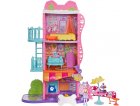 COFFRET APPARTEMENT DES ENCHANTIMALS - MAISON 3 ETAGES - POUPEE 15 CM, CHIOT, ACCESSOIRES - MATTEL - HHC18