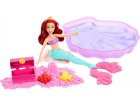COFFRET ARIEL A LA PLAGE : PISCINE ET SABLE A MODELER - DISNEY PRINCESS - MATTEL - HWB39