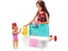 COFFRET BARBIE SKIPPER BABYSITTER LA SALLE DE BAIN AVEC BAIGNOIRE - MATTEL - FXH05 - POUPEES ET ACCESSOIRES