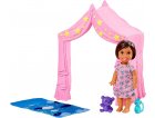 COFFRET BARBIE SKIPPER BABYSITTER NUIT SOUS LA TENTE - MATTEL - FXG97 - ACCESSOIRES