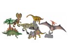 COFFRET DE 6 DINOSAURES + 3 ACCESSOIRES - FIGURINE - ANIMAUX PREHISTORIQUE - DINO