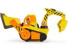COFFRET DE LUWE PAT PATROUILLE RUBEN & CIE : GRAND CAMION TRACTOPELLE 38 CM SON ET LUMIERE + RUBEN - VEHICULE DE LUXE - FIGURINE CHIEN - PAW PATROL