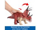 COFFRET DINOSAURE DIABLOCERATOPS - ARTICULE ET SONORE - DINO TRACKERS - JURASSIC WORLD - MATTEL HLP16