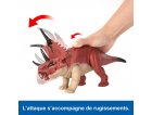 COFFRET DINOSAURE DIABLOCERATOPS - ARTICULE ET SONORE - DINO TRACKERS - JURASSIC WORLD - MATTEL HLP16