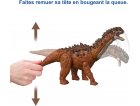 COFFRET DINOSAURE MEGA ACTION : AMPELOSAURUS - ARTICULE - DINO DOMINION - JURASSIC WORLD - MATTEL HDX50