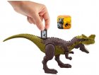 COFFRET DINOSAURE TRACKERS GENYODECTES SERUS - DINO COMBAT EXTREME ARTICULE BRUN 19 CM - JURASSIC WORLD - MATTEL