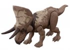 COFFRET DINOSAURE TRACKERS ZUNICERATOPS - DINO COMBAT EXTREME ARTICULE BRUN 19 CM - JURASSIC WORLD - MATTEL