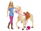 COFFRET EQUITATION BARBIE ET SON CHEVAL - POUPEE CAVALIERE ET ANIMAL - MATTEL - FXH13