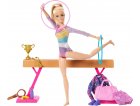 COFFRET GYMNASTIQUE : POUTRE AVEC POUPEE BARBIE + ACCESSOIRES - 22 PIECES - POUPEE MANNEQUIN - MATTEL - HRG52