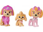 COFFRET LA SUPER PAT PATROUILLE LE FILM - 3 FIGURINES STELLA : BEBE - MIGHTY PUP - DU FILM  CHIOTS - SPIN MASTER 20144103