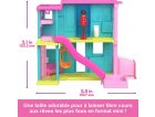 COFFRET MINI BARBIELAND : LA MAISON DE POUPEE + 1 FIGURINE ET 2 ACCESSOIRES - BARBIE - MATTEL HYF46
