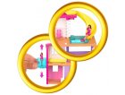 COFFRET MINI BARBIELAND : LA MAISON DE POUPEE AVEC PISCINE ET TOBOGGAN + 1 FIGURINE + ACCESSOIRE - BARBIE - MATTEL HYF47