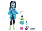 COFFRET MONSTER HIGH SOIREE PYJAMA FRANKIE STEIN - POUPEE, ANIMAL, ACCESSOIRES - MATTEL - HKY68