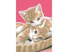 COFFRET NUMERO D'ART 3 TABLEAUX ANIMAUX : CHATONS, CHIEN & CHAT, CHEVAL - RAVENSBURGER - 28508 - PEINTURE