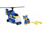 COFFRET PAT PATROUILLE AIR RESCUE : HELICOPTERE POLICE + CHASE - VEHICULE - FIGURINE CHIEN - PAW PATROL - SPIN MASTER