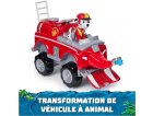 COFFRET PAT PATROUILLE JUNGLE PUPS : CAMION POMPIER + MARCUS - VEHICULE TRANSFORMABLE - FIGURINE CHIEN - PAW PATROL - SPIN MASTER