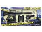 COFFRET POLICE FORCES SPECIALES FUSIL + PISTOLET 8 COUPS + ACCESSOIRES - GONHER