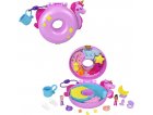 COFFRET POLLY POCKET BOUEE LICORNE : PISCINE + 2 FIGURINE + 12 ACCESSOIRES - MATTEL - HKV34 - POUPEE