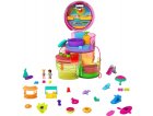 COFFRET POLLY POCKET PARC AQUATIQUE GRAND HOTEL DE POLLY + 2 FIGURINE + 23 ACCESSOIRES - MATTEL - HFP99 - POUPEE