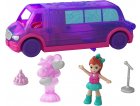 COFFRET POLLY POCKET PARTY LINO VIREE EN LIMOUSINE AVEC 1 FIGURINE + ACCESSOIRES - VOITURE - MATTEL - GGC41 - POUPEE