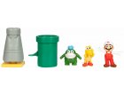 COFFRET SUPER MARIO 3 FIGURINES ET 2 ACCESSOIRES : DIORAMA DU DESERT - FIGURINE NINTENDO - JAKKS