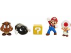 COFFRET SUPER MARIO 4 FIGURINES ET 1 ACCESSOIRE : PLAINE DU GRAND CHENE - FIGURINE NINTENDO - JAKKS