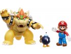 COFFRET SUPER MARIO BATAILLE DE LA LAVE DE BOWSER - 3 FIGURINES BOWSER BOMB ET MARIO - FIGURINE NINTENDO - JAKKS