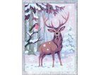 CREART BRILLANT CERF ROMANTIQUE 18x24CM - NUMERO D'ART ANIMAUX - RAVENSBURGER - 258314 - PEINTURE