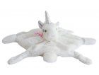 DOUDOU PLAT LUCIE LA LICORNE ARGENT 22 CM - DOUDOU ET COMPAGNIE - DC3276