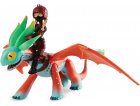 DRAGONS ET LES NEUF ROYAUMES : PANACHE ET ALEX - DRAGON ORANGE VERT ET SON DRESSEUR - DRAGONS DREAM WORKS - SPIN MASTER - 20138336