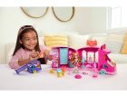 ENCHANTIMALS CAMION DE MODE 42 CM : POUPEE CADDY CAT ET CHAT BUCKET + 27 ACCESSOIRES - MATTEL - HPB34
